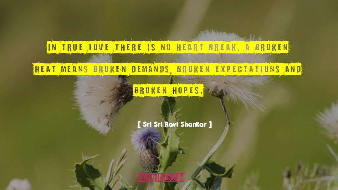 Heart Break quotes by Sri Sri Ravi Shankar