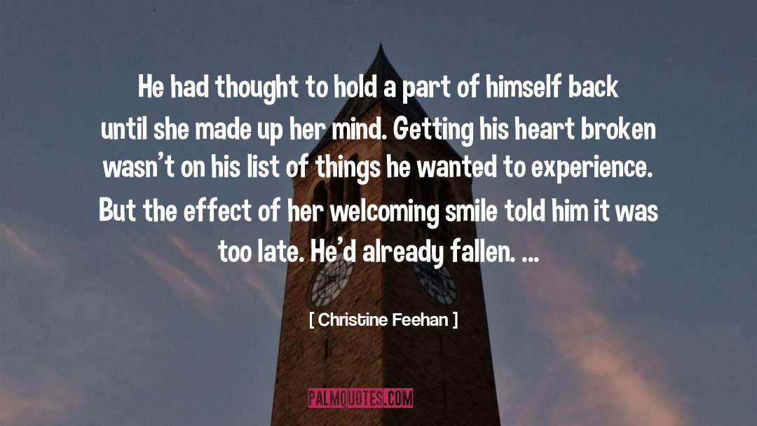 Heart Broken quotes by Christine Feehan