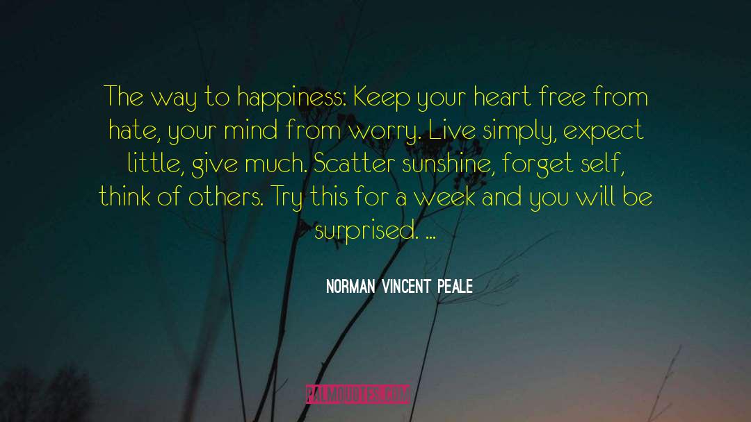 Heart Consciousness quotes by Norman Vincent Peale