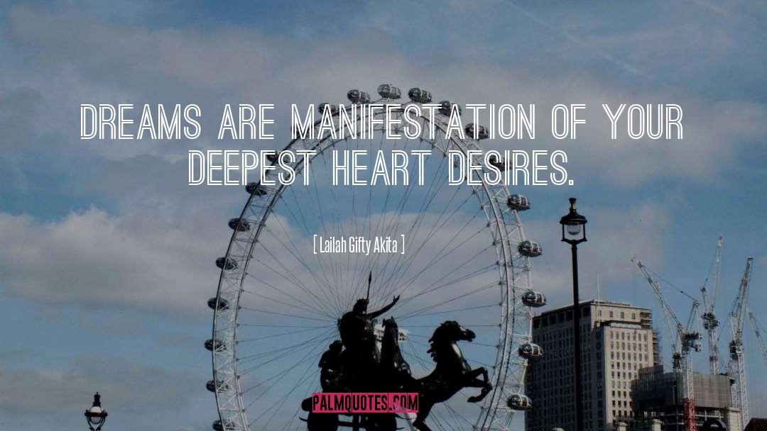 Heart Desires quotes by Lailah Gifty Akita