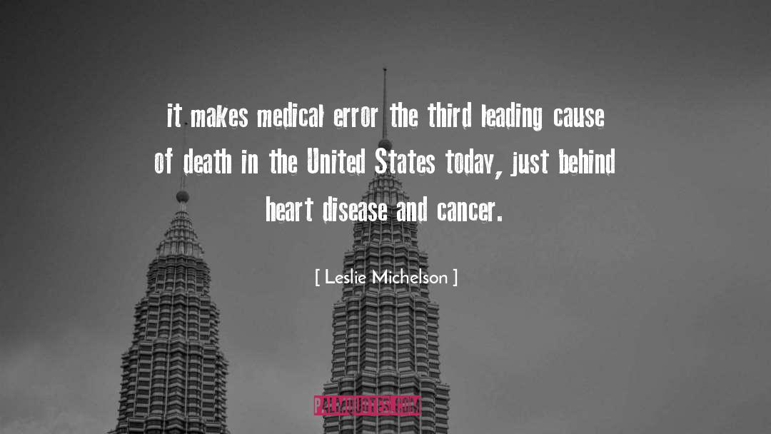 Heart Disease quotes by Leslie Michelson