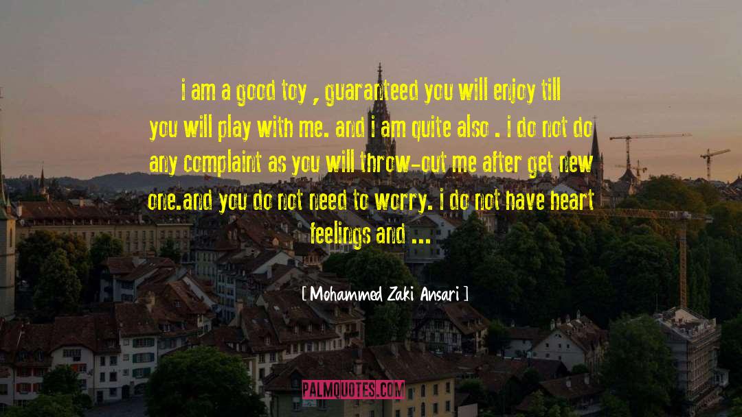 Heart Feelings quotes by Mohammed Zaki Ansari