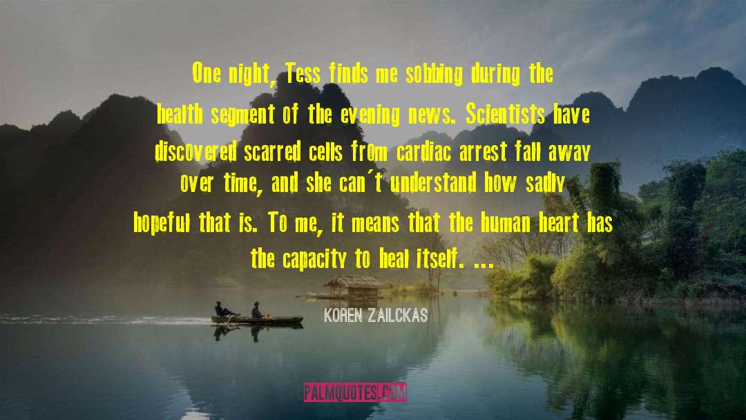 Heart Finds Beauty quotes by Koren Zailckas