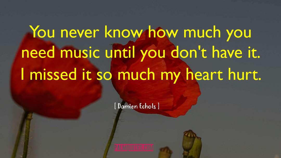 Heart Hurt quotes by Damien Echols