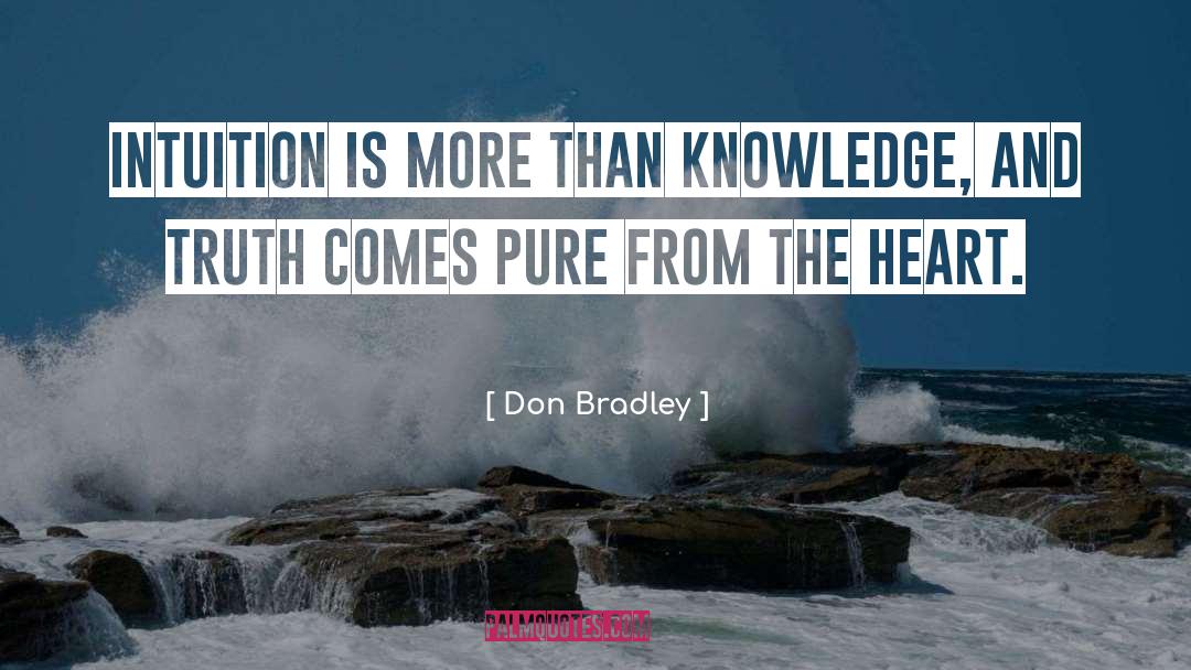 Heart Intuition quotes by Don Bradley