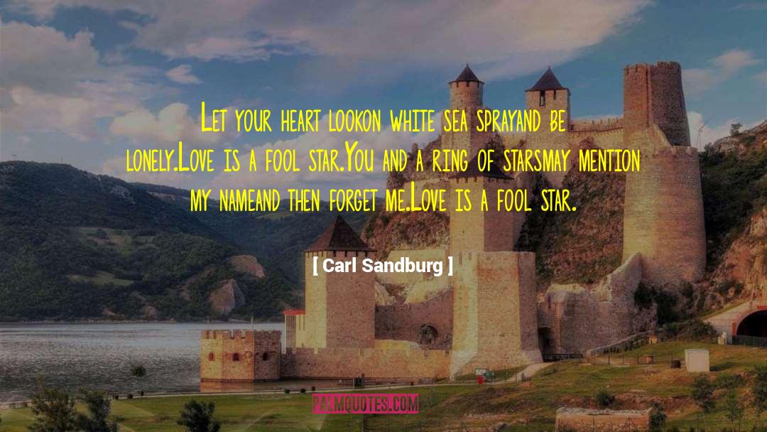 Heart Is A Lonely Hunter quotes by Carl Sandburg