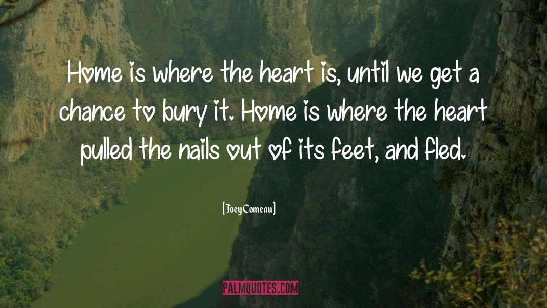 Heart Is Where The Home Is quotes by Joey Comeau