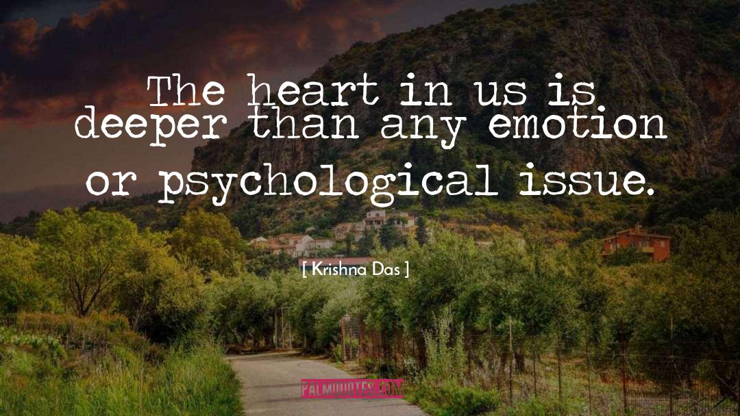 Heart Issues quotes by Krishna Das