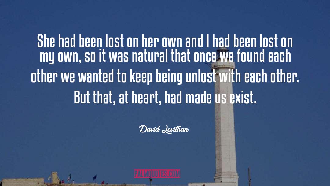 Heart Lost quotes by David Levithan
