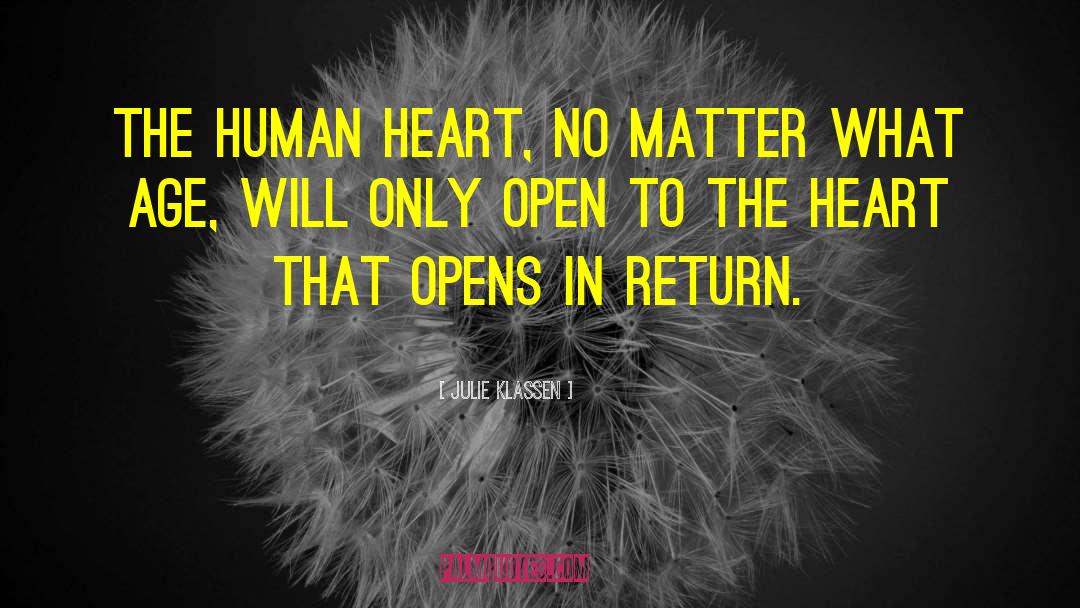Heart No quotes by Julie Klassen