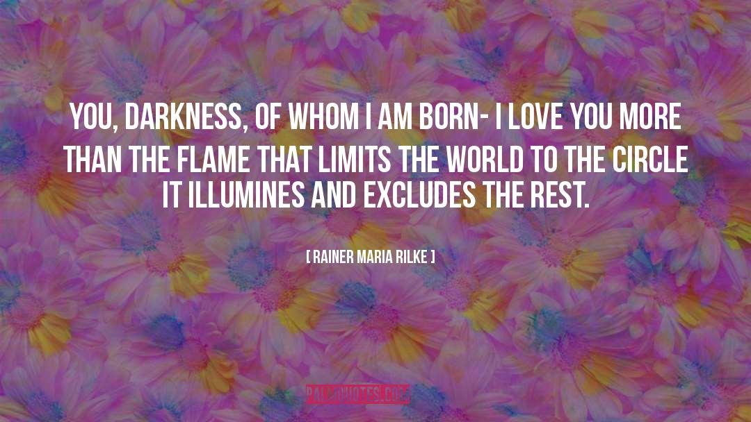 Heart Of Darkness quotes by Rainer Maria Rilke