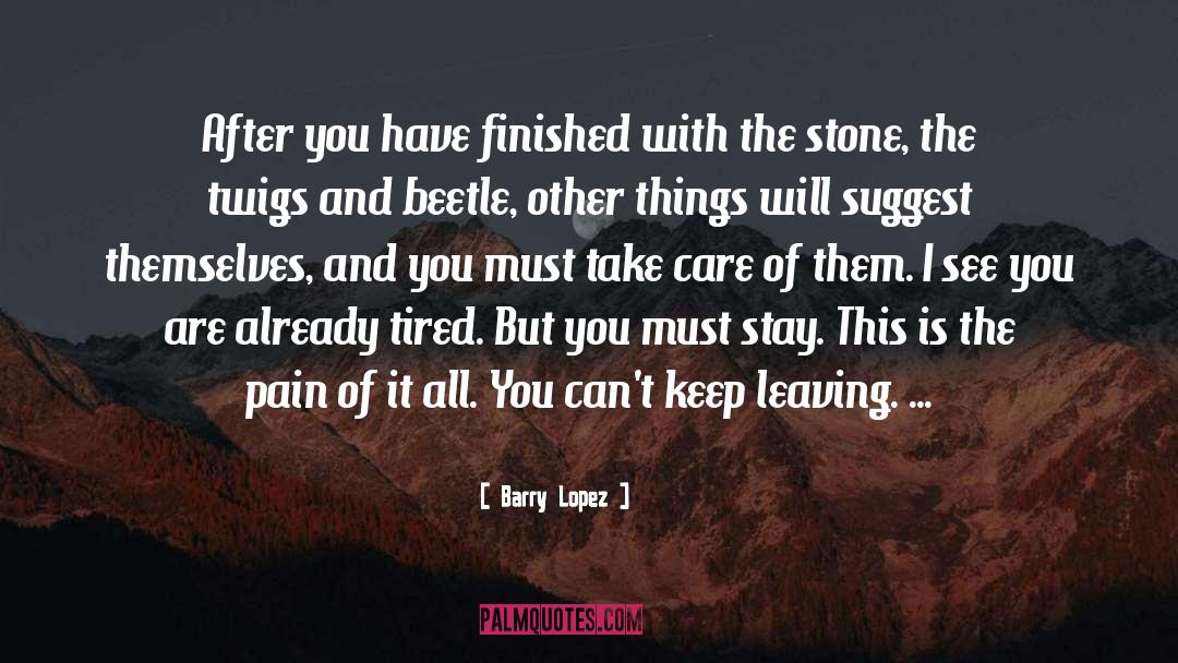 Heart Of Stone quotes by Barry Lopez