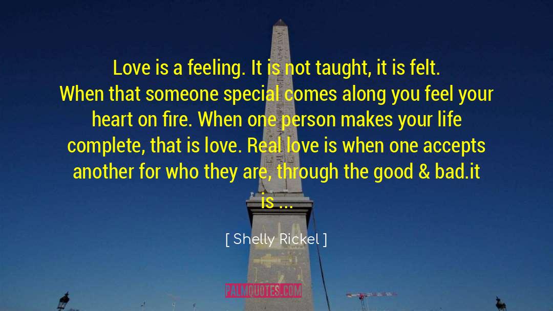 Heart On Fire quotes by Shelly Rickel