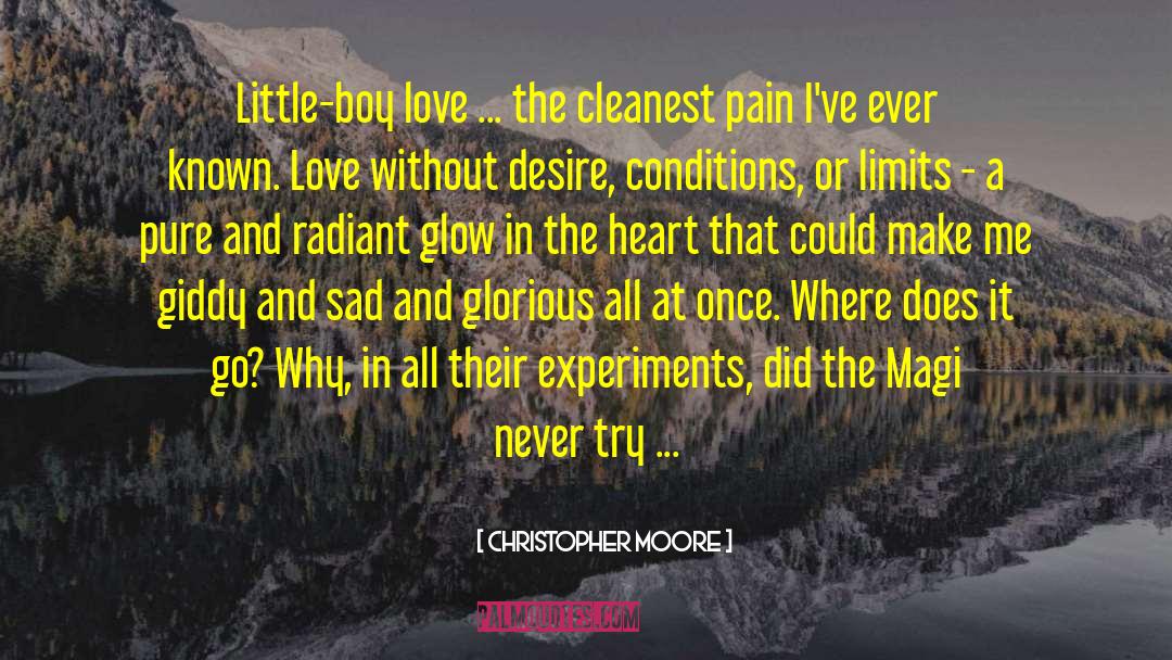 Heart Pain quotes by Christopher Moore