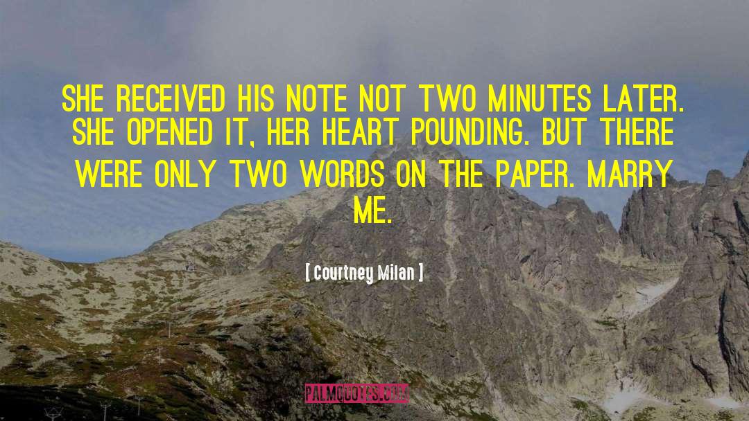 Heart Pounding quotes by Courtney Milan