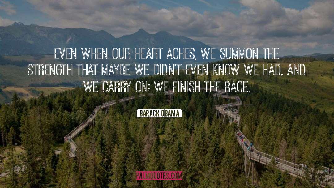 Heart Race quotes by Barack Obama
