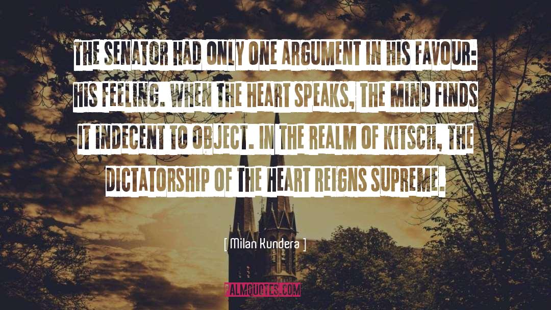 Heart Speaks quotes by Milan Kundera