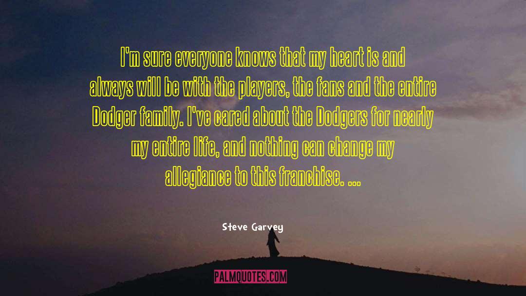 Heart Stopping quotes by Steve Garvey