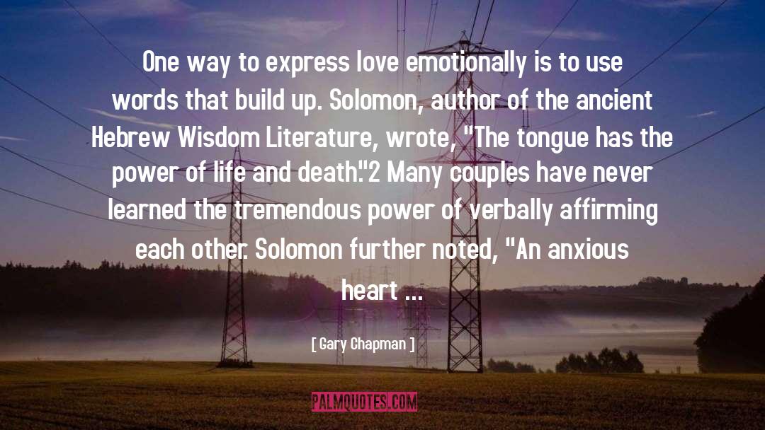 Heart Touching quotes by Gary Chapman