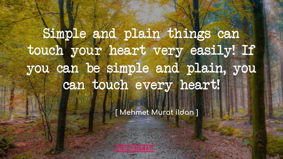 Heart Touching Small quotes by Mehmet Murat Ildan