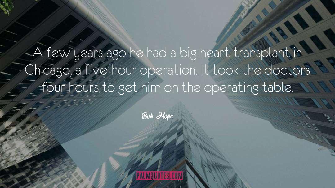 Heart Transplant quotes by Bob Hope