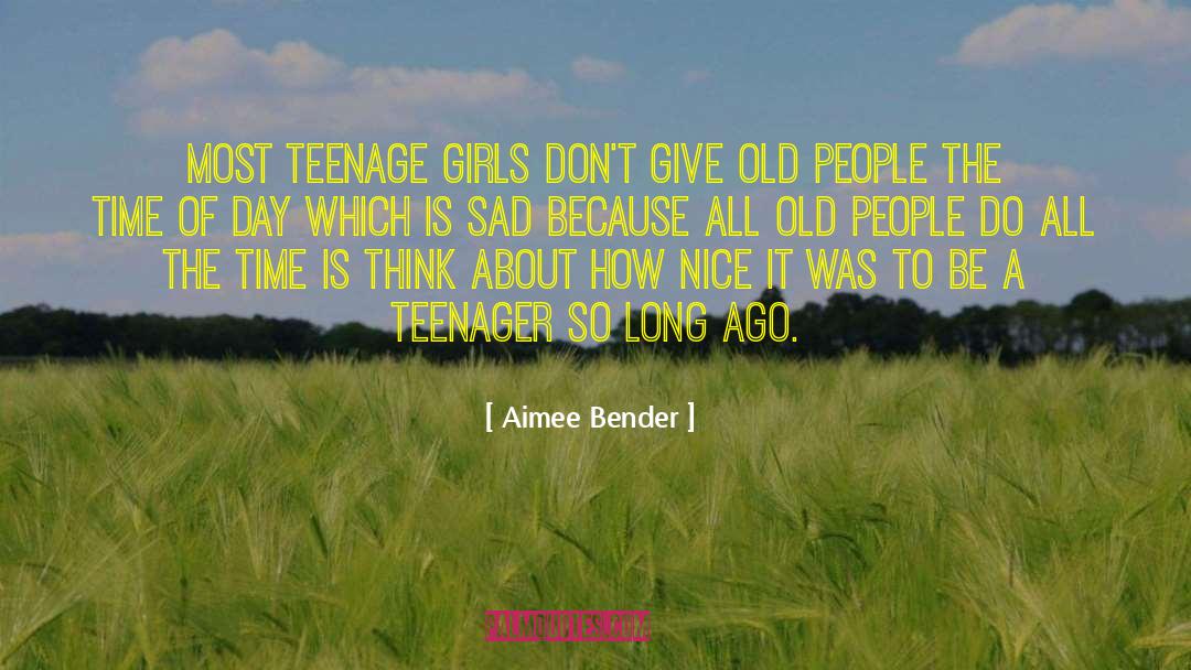 Heartache Sad Girls Tree quotes by Aimee Bender