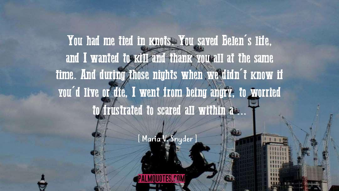 Heartbeat quotes by Maria V. Snyder