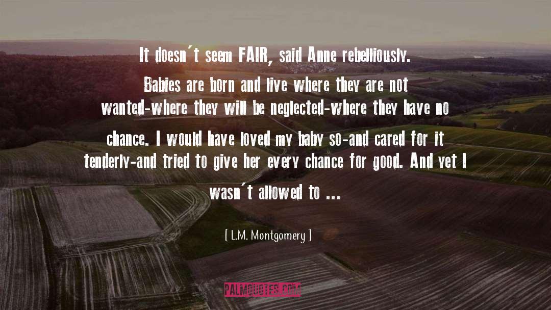 Heartbreaking quotes by L.M. Montgomery