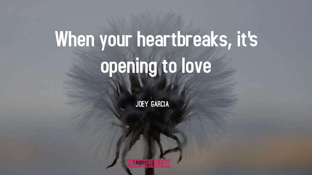 Heartbreaks quotes by Joey Garcia