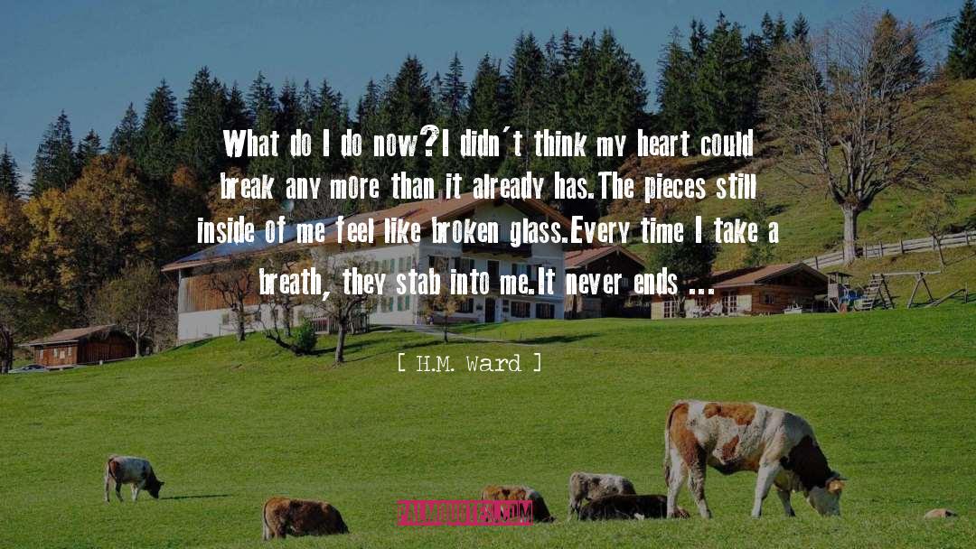 Heartbroken quotes by H.M. Ward