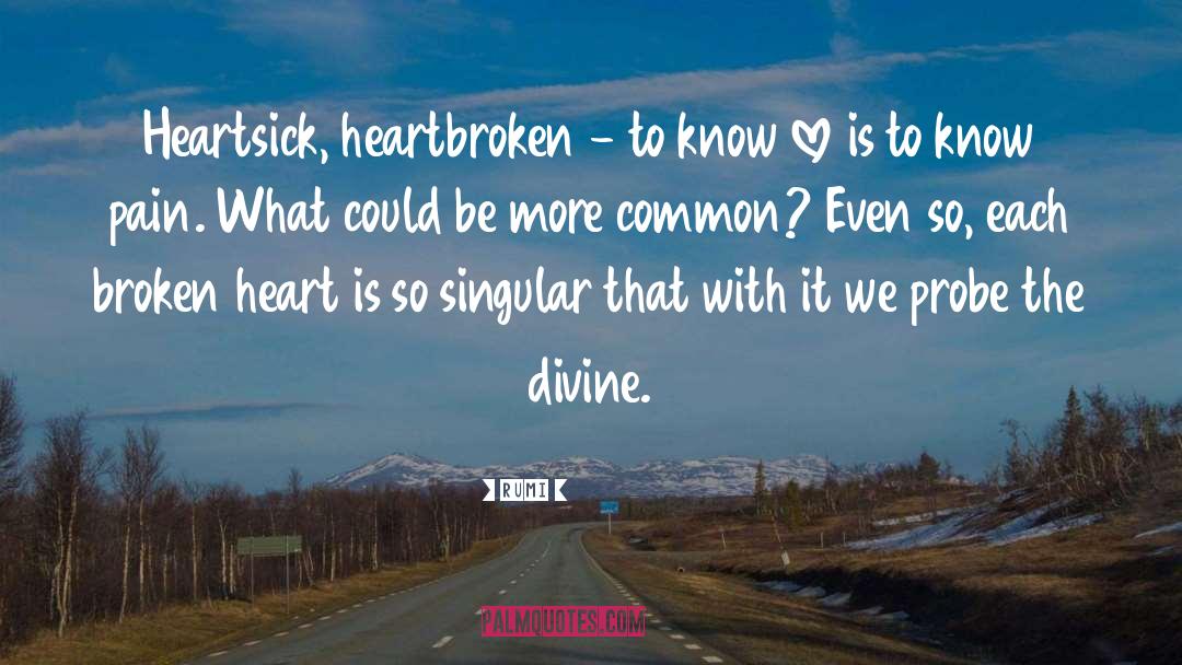 Heartbroken quotes by Rumi