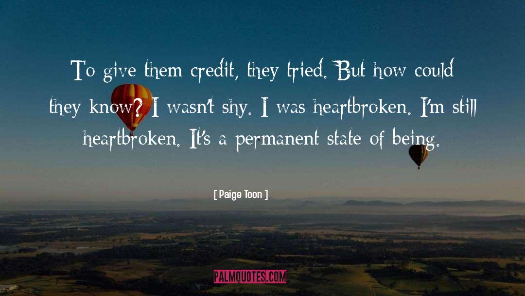 Heartbroken quotes by Paige Toon
