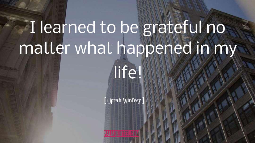 Heartfelt Gratitude quotes by Oprah Winfrey