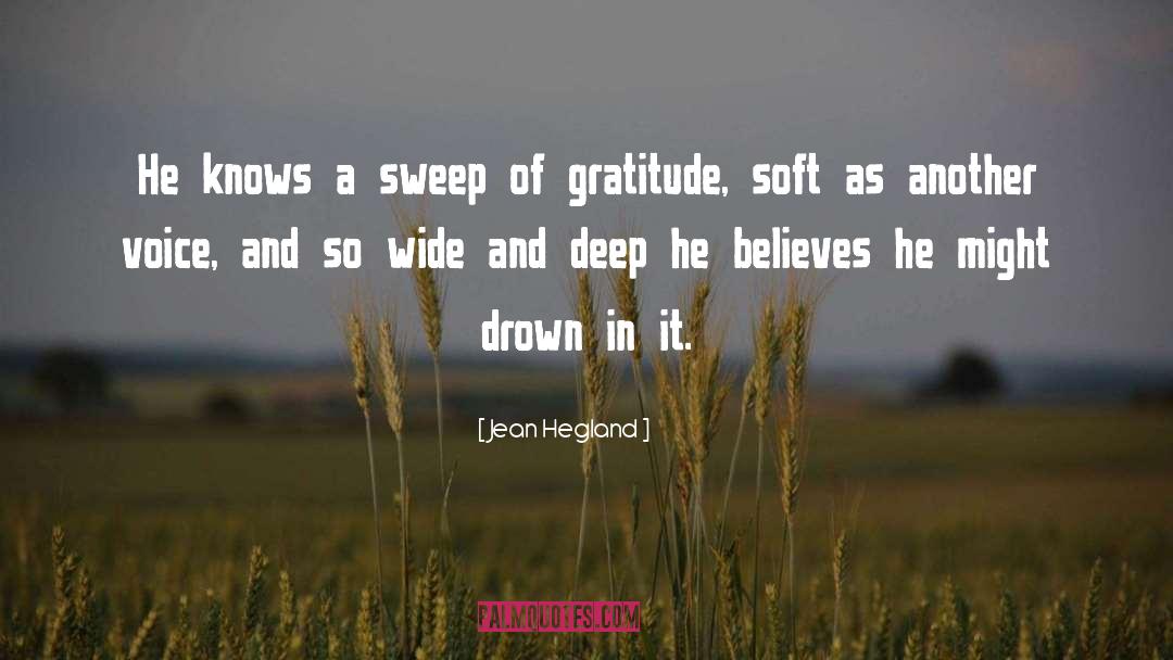 Heartfelt Gratitude quotes by Jean Hegland