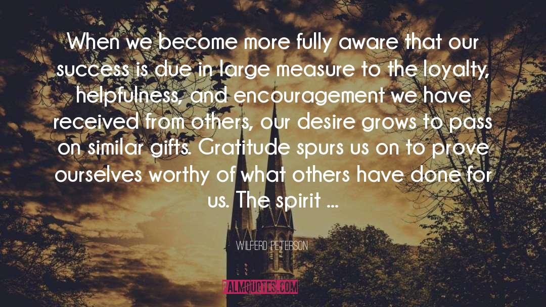 Heartfelt Gratitude quotes by Wilferd Peterson
