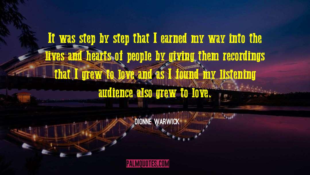 Hearts Of People quotes by Dionne Warwick