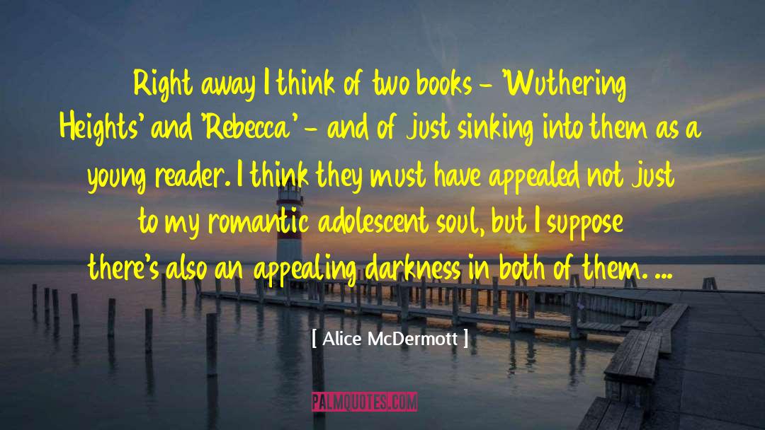 Heathcliff From Wuthering Heights quotes by Alice McDermott