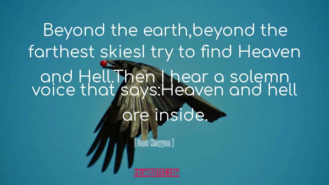 Heaven And Hell quotes by Omar Khayyam