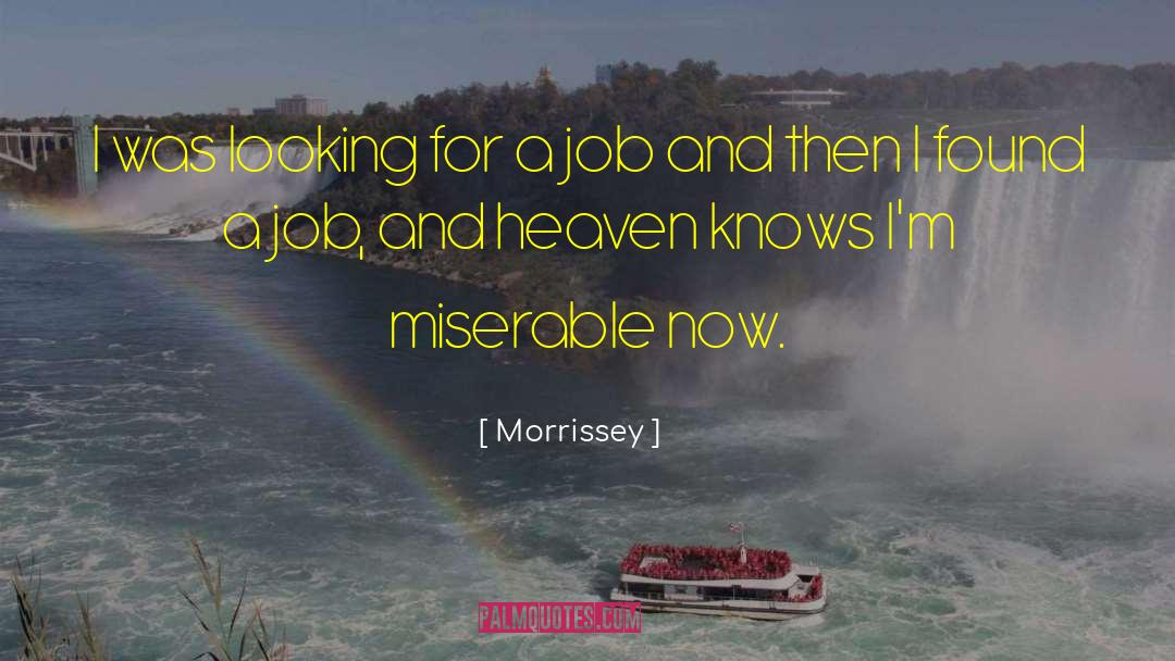 Heaven Knows quotes by Morrissey