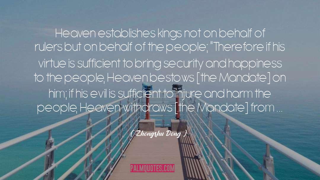 Heaven On The Earth quotes by Zhongshu Dong