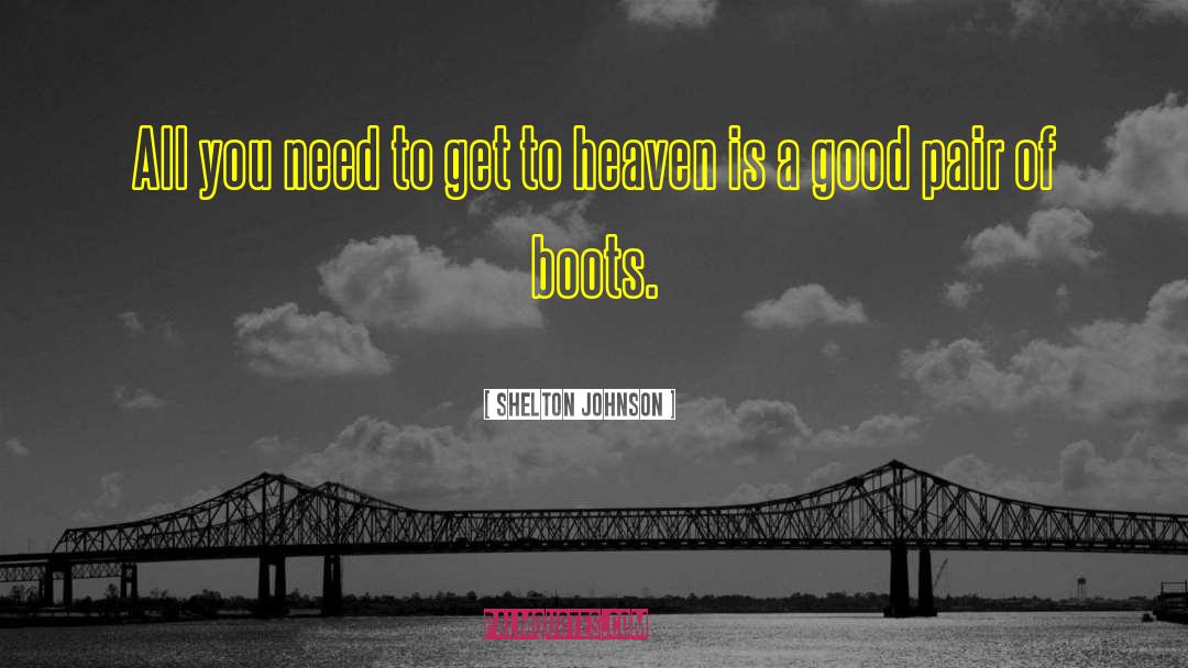 Heaven Perfection quotes by Shelton Johnson