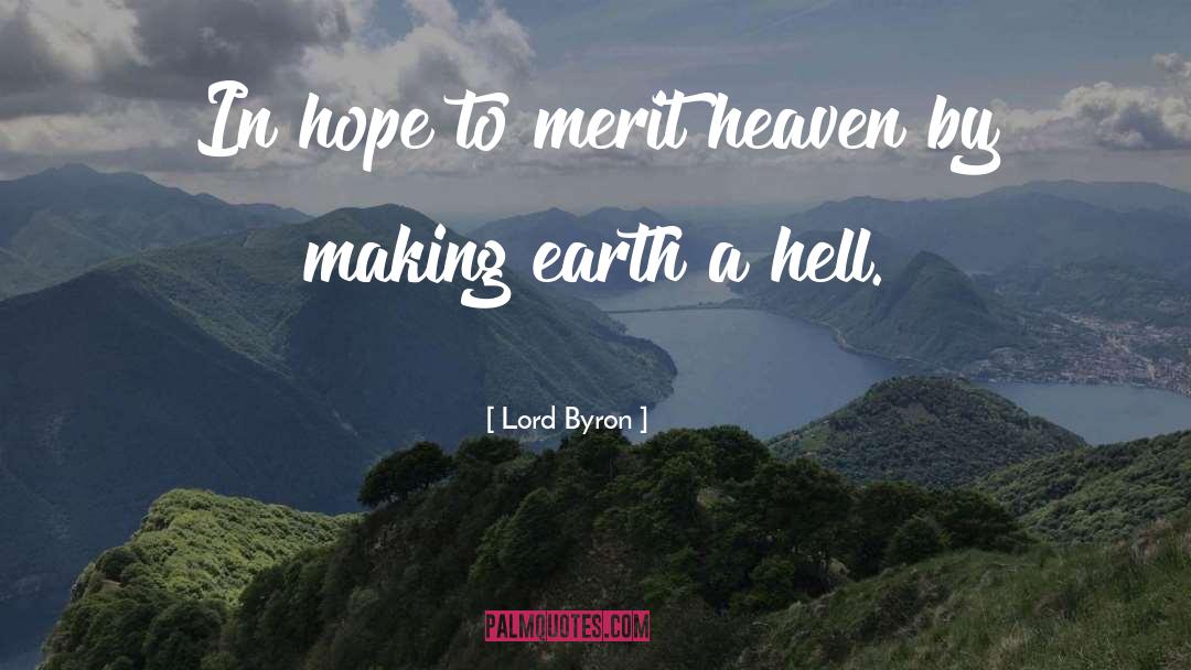 Heaven quotes by Lord Byron