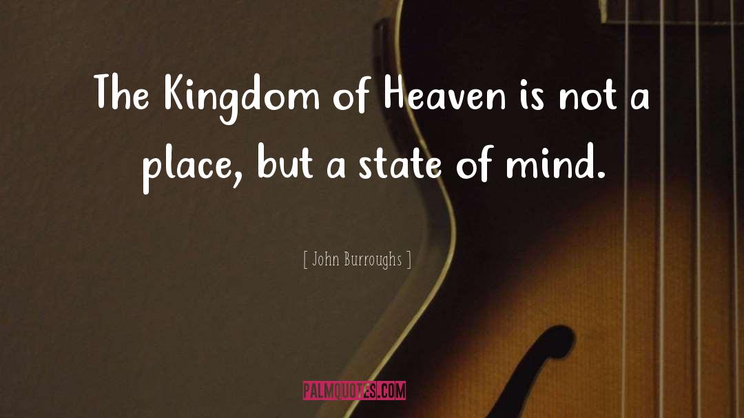 Heaven Religious quotes by John Burroughs