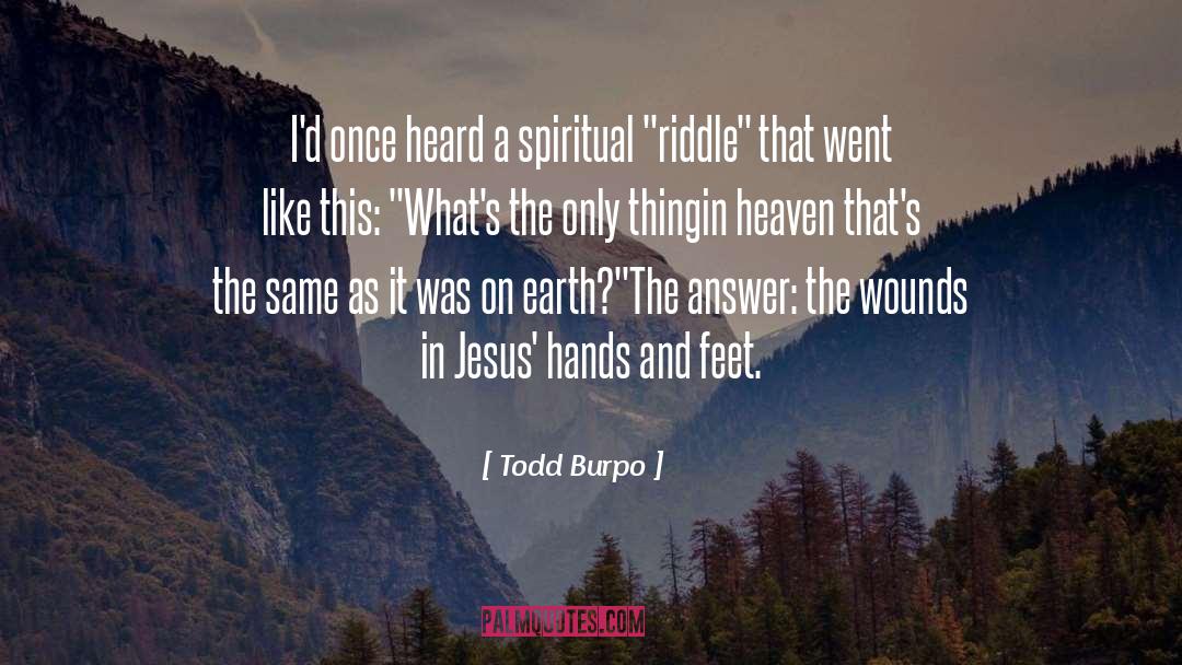 Heaven Religious quotes by Todd Burpo