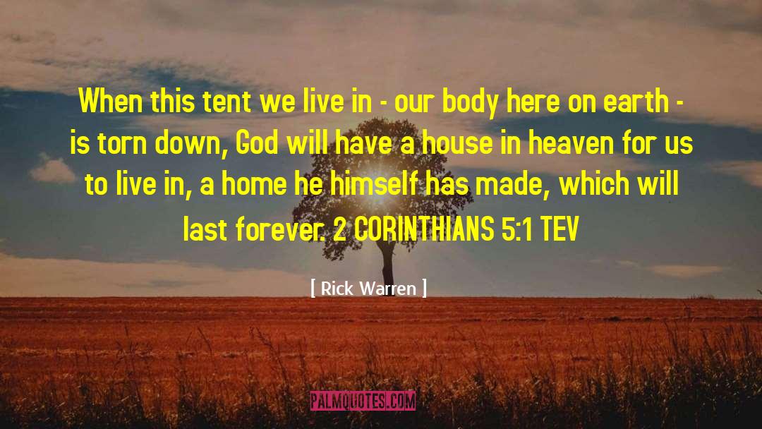 Heaven Sent quotes by Rick Warren