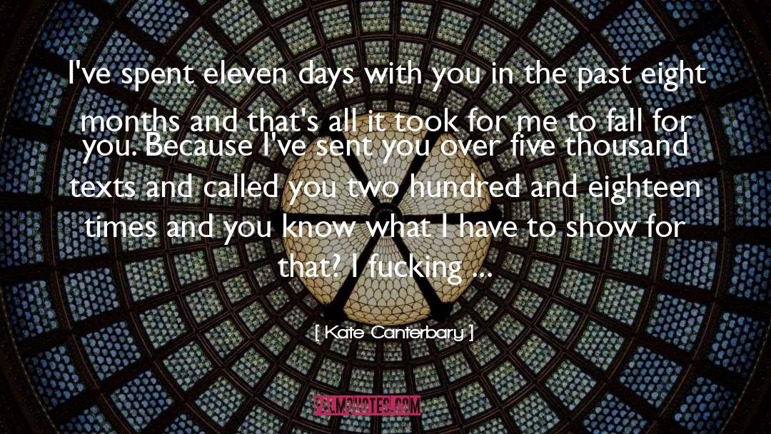 Heaven Sent You To Me quotes by Kate Canterbary