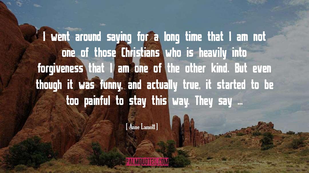 Heavily quotes by Anne Lamott