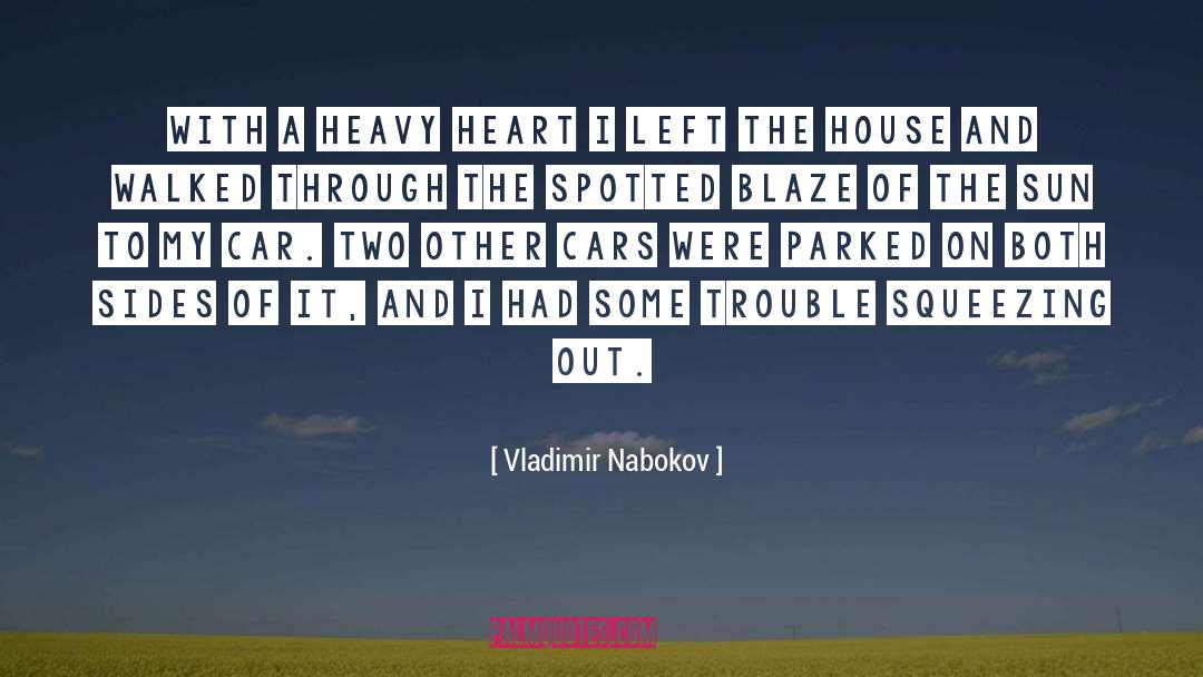 Heavy Heart quotes by Vladimir Nabokov