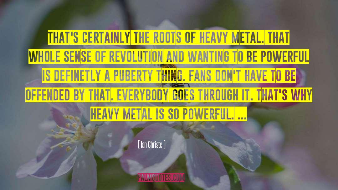 Heavy Metal quotes by Ian Christe