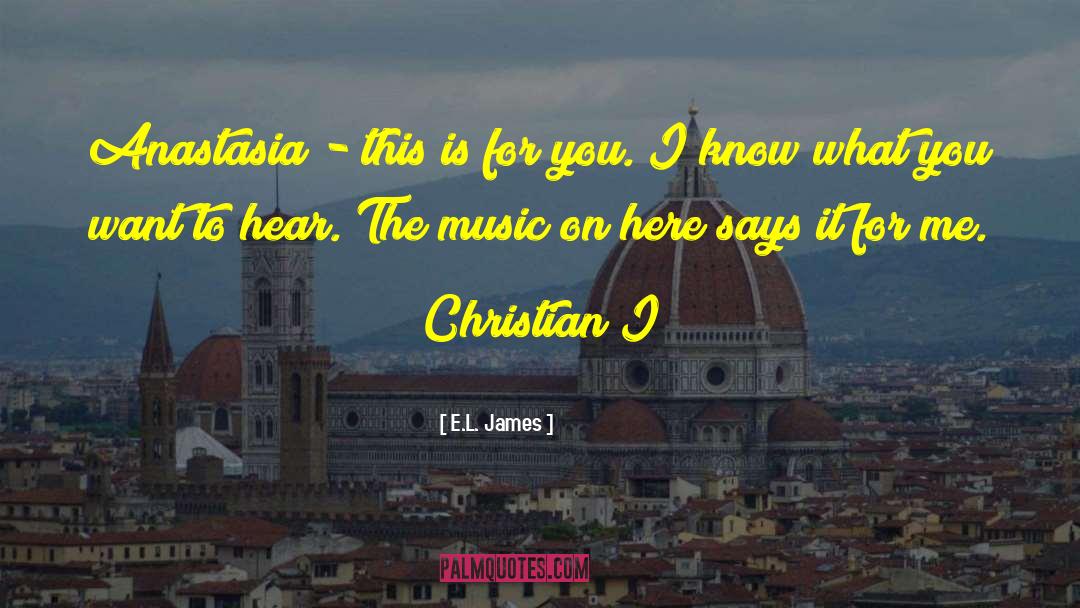 Heavy Music quotes by E.L. James